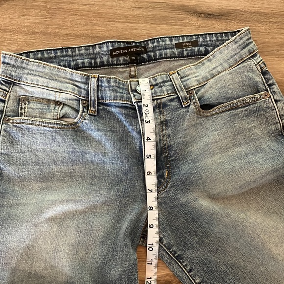 MODERN AMERICAN Women’s Venice Low Rise Wide Leg Distressesd Jeans. Size 30. - Picture 12 of 13